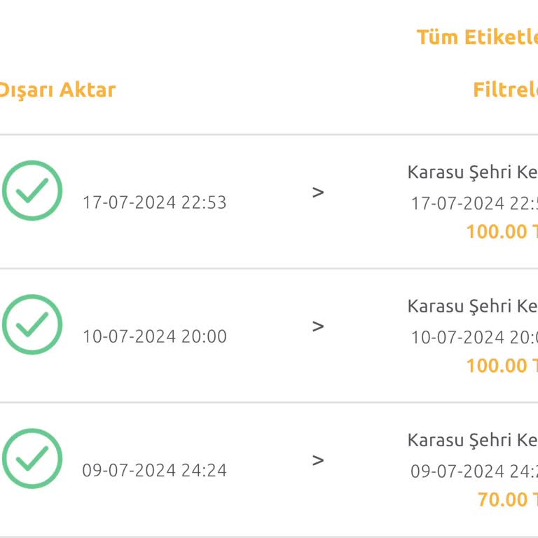 Karasu Belediyesi Bilgim Dışında HGS'den Para Çekiyor