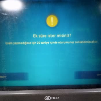 Yapı Kredi Bankası ATM Bozuk