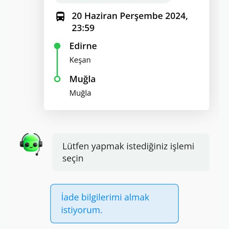 Enuygun.com Otobüs Bileti İptal İade
