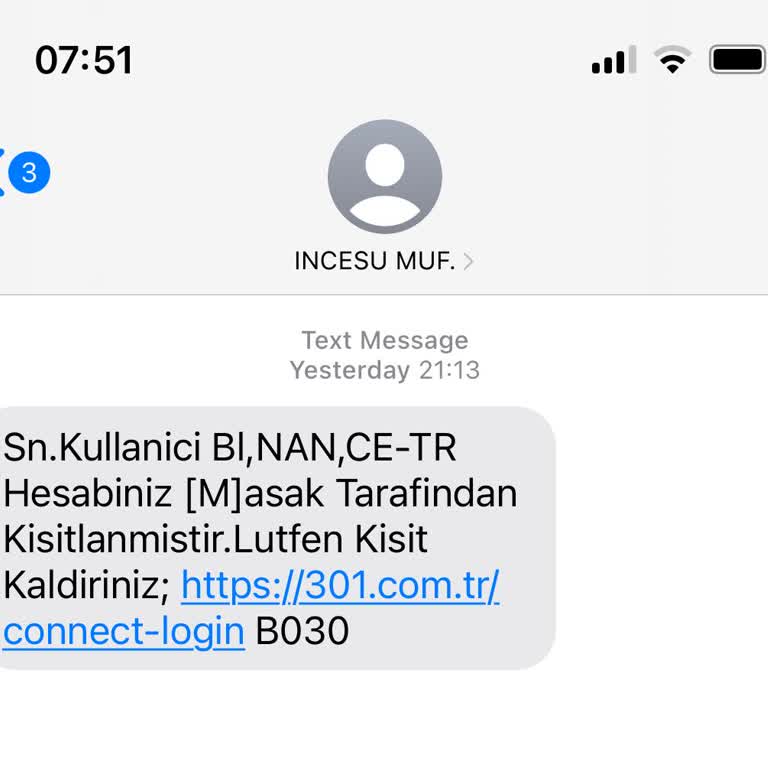 Binance MASAK Kısıtlama Mesajı