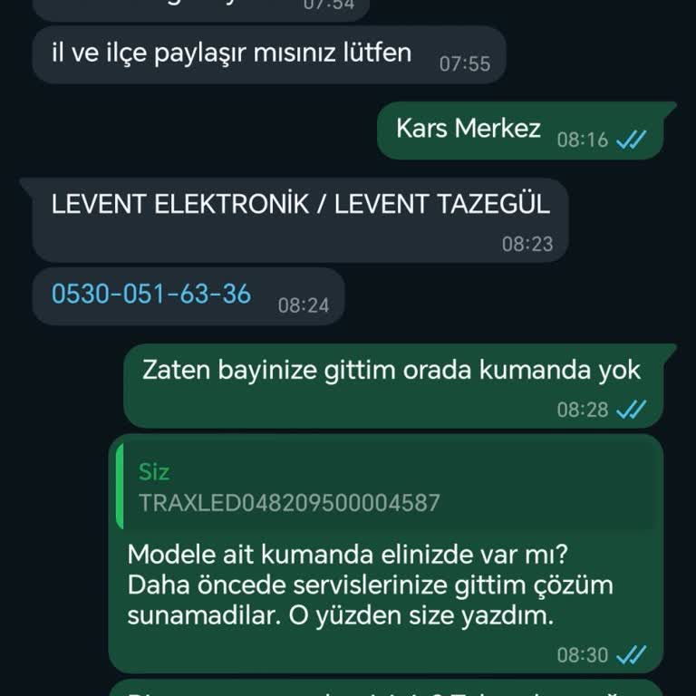 Axen Marka TV Kumanda Sorunu