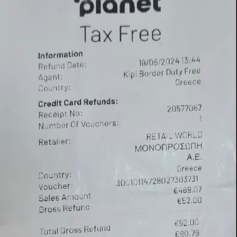 Planet Payment Kredi Kartıma Taks Free İadesi Gelmedi