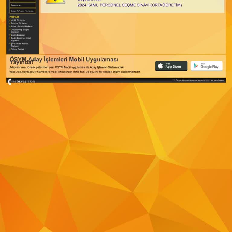 ÖSYM Başvuru İptali Yapamıyorum