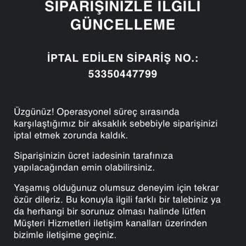 Zara Sattığı Ürünü Keyfi Olarak 5 Gün Sonra İptal Etti