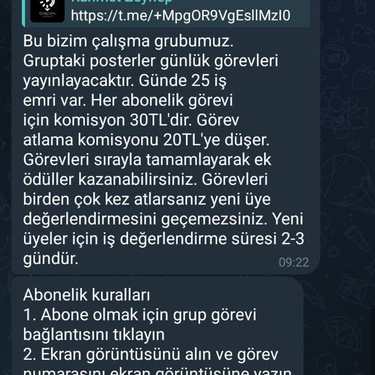 Telegram İ* M**** Part-time Jobs