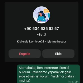 Evde Ek İş Bildirisi