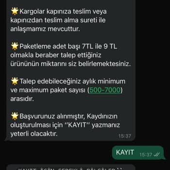 Evde Ek İş Bildirisi