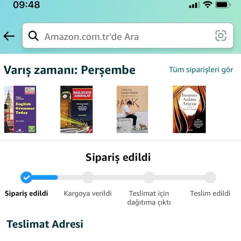 Amazon Uygulamasından Satın Aldığım Kargonun Gecikmesi