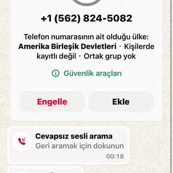 Yabancı Numara, Vodafone Operatörü Hatası