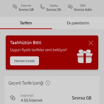 Vodafone Tarifem İki Katına Çıkarılması