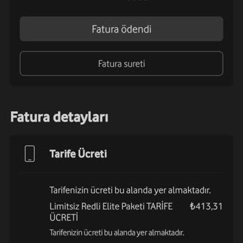 Vodafone Tarifem İki Katına Çıkarılması