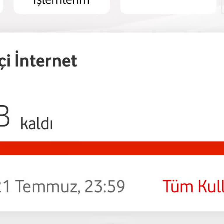 Vodafone Tarihe Geçişinde Hak Kaybı