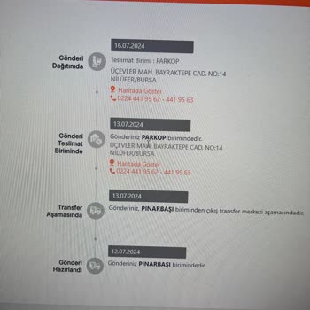 MNG Kargo Parkop Şubesi - Bilgilendirme Olmadan İade Edilen Kargom