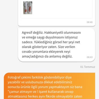 Trendyol Müşteriye Kötü Söz Hakaret İçerikli Mesajlar Atma