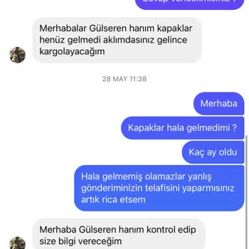 Feray Home Yanlış Ürünü Telafi Etmiyor