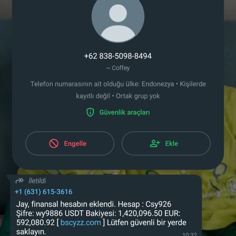 Usdtzer.com WhatsApp Bilgilerine Sahip Çık