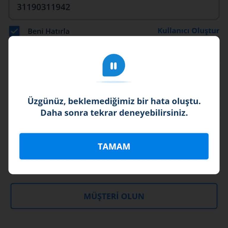 Denizbank İnternet Mobil Bağlantı Ve Müşteri Hizmetleri Ulaşılamama