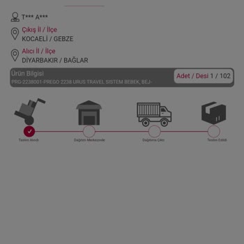Horoz Lojistik Kargom Transfer Merkezinde Bekletiliyor