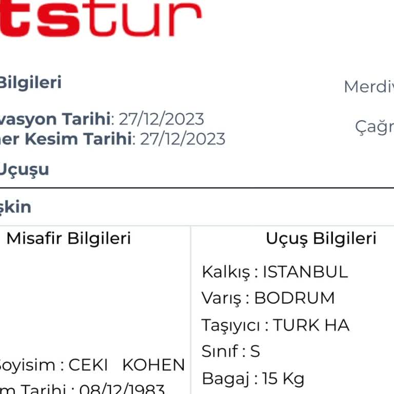 Etstur Paket Tatilimizin Ecofly Paketine Değiştirilmesi Sorunu Hakkında