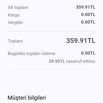 Swenky.co'dan Aldığım Siparişin Teslimatı Gerçekleşmedi