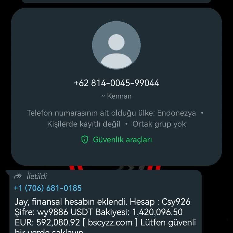 WhatsApp Gelen Mesaj