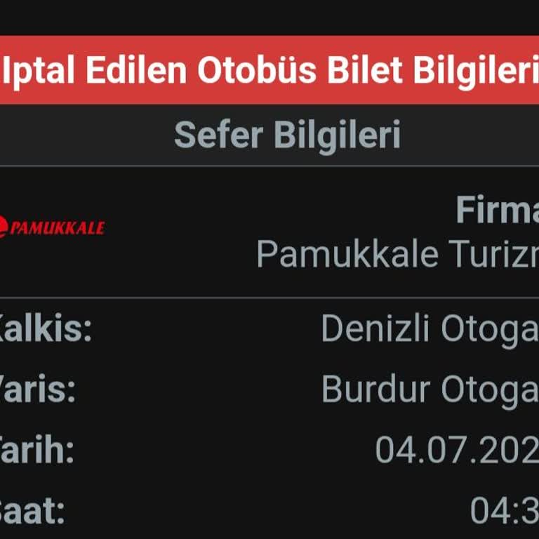 Obilet Bilet İadesi Hesabıma Yatırılmadı