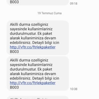 Vodafone Dakikam Olmasına Rağmen Konuşmamı Engelliyor