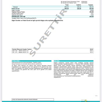 Türk Telekom İnternet Tarafından Hakkım Yendi