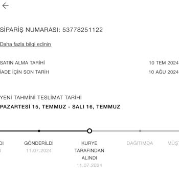 Zara Sipariş Teslimatı Sorunu