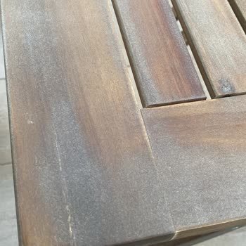 Bauhaus Sunfun Holzsitzgruppe zeigt Risse nach Aufbau unzureichende Lösung vom Kundenservice