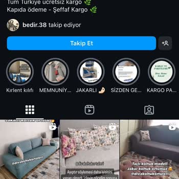 Diva Koltuk Örtüleri (Instagram) Diva Koltuk Örtüleri Pişmanlıktır