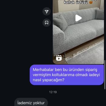 Diva Koltuk Örtüleri (Instagram) Diva Koltuk Örtüleri Pişmanlıktır