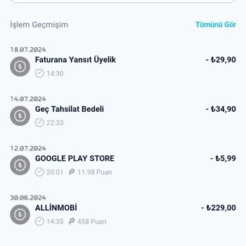Paycell Uygulamasında Kart Görüntüleme Ve İzinsiz Ücret Sorunu