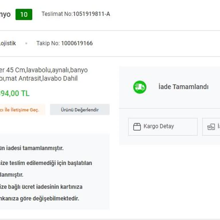Koçtaş'tan Teslim Edilemeyen Siparişin Yarattığı Mağduriyet...