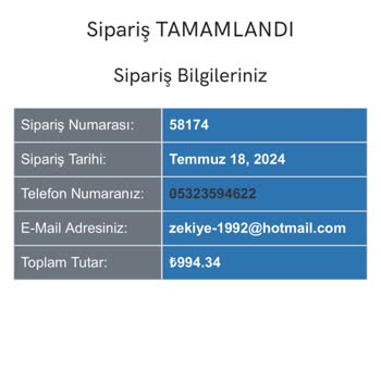Maliav Butik (instagram: maliavdesign) Sipariş Sonrası İletişim Ve Kargo Sorunu