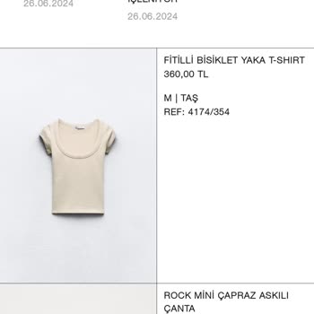 Zara Markadan Verilen Siparişin İptali Hak