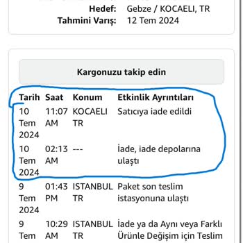 Amazon TR İade Süreci Uzatılıyor.!