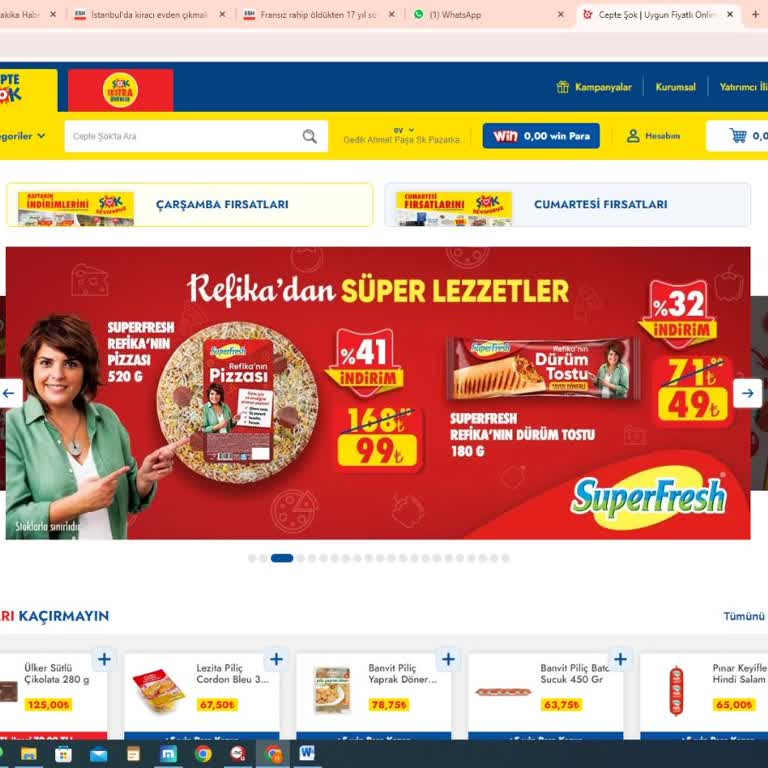 Superfresh'in Fiyasko Sözde Pizzası