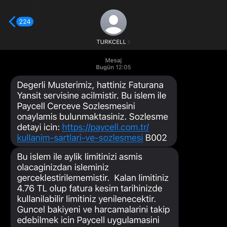 Turkcell Faturama Yansıt Özelliği İle İlgili Yaşadığım Sorunlar
