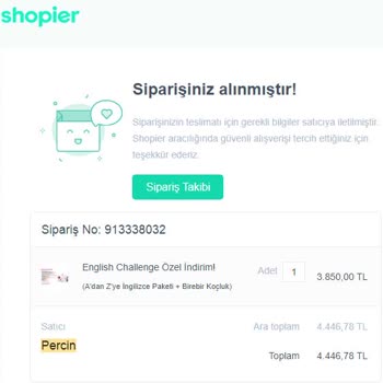 Perçin İmrek 15 Günlük Challenge Şikayet