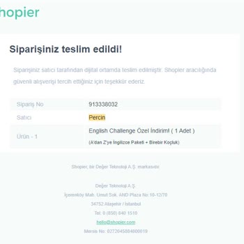 Perçin İmrek 15 Günlük Challenge Şikayet