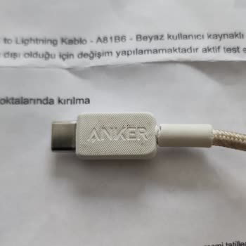 Anker Servis Kullanıcı Hatalı Deyip İşlem Yamadan Geri Gönderiyor.