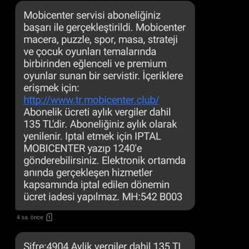 Vodafone Güvenlik Açığı İzinsiz Ücretli Abonelik Yapılıyor