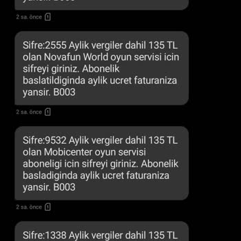 Vodafone Güvenlik Açığı İzinsiz Ücretli Abonelik Yapılıyor