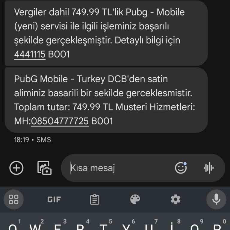 PUBG (Pubgmobile.com) Uc Satın Alma İşlemi