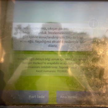 Garanti Bankası ATM'si Paramı Yuttu, 8 Gündür Çözüm Bekliyorum!