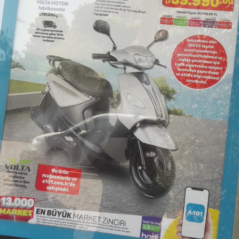 A101 Volta APEC 125cc Arızalı Motor