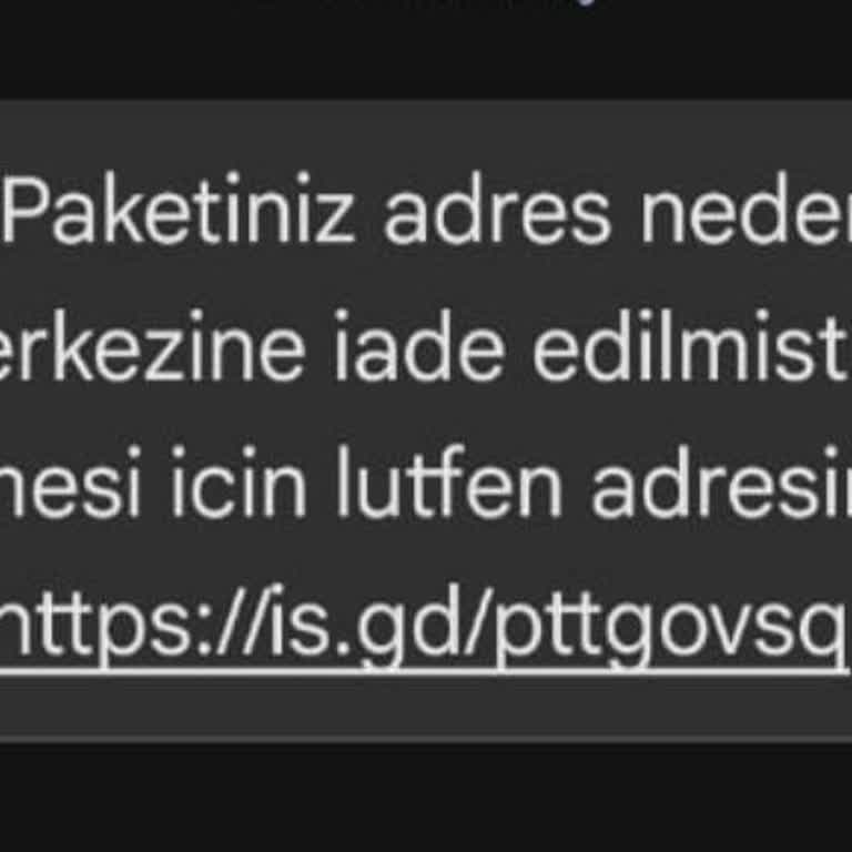 Kargo Dan +22048399401 numarası ile SMS Geldi