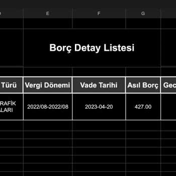 Gelir İdaresi Başkanlığı Ödediğim Halde Vergi Borcu Çıkıyor