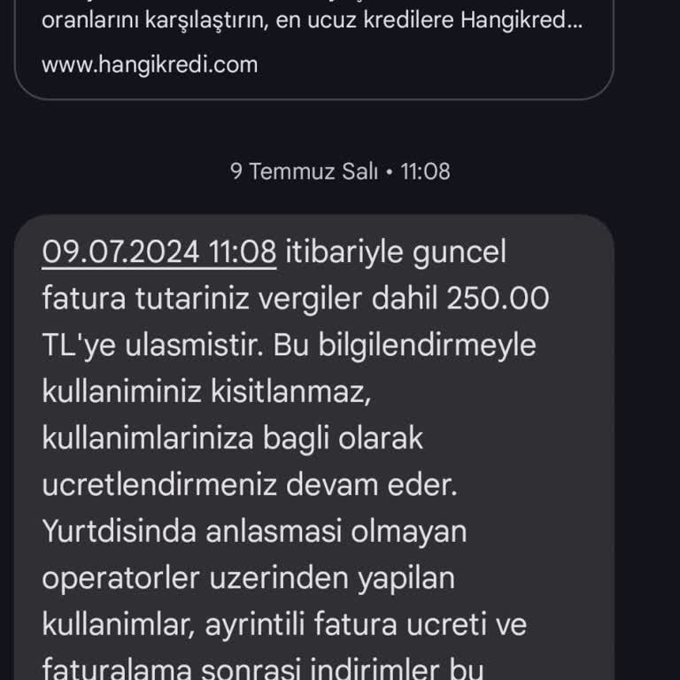Vodafone'un Haksız Tarife Ücreti Yenilemesi